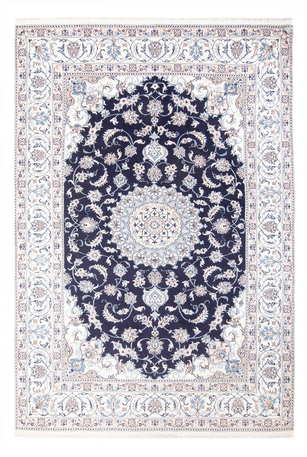 Perzisch tapijt - Nain - 298 x 195 cm - donkerblauw