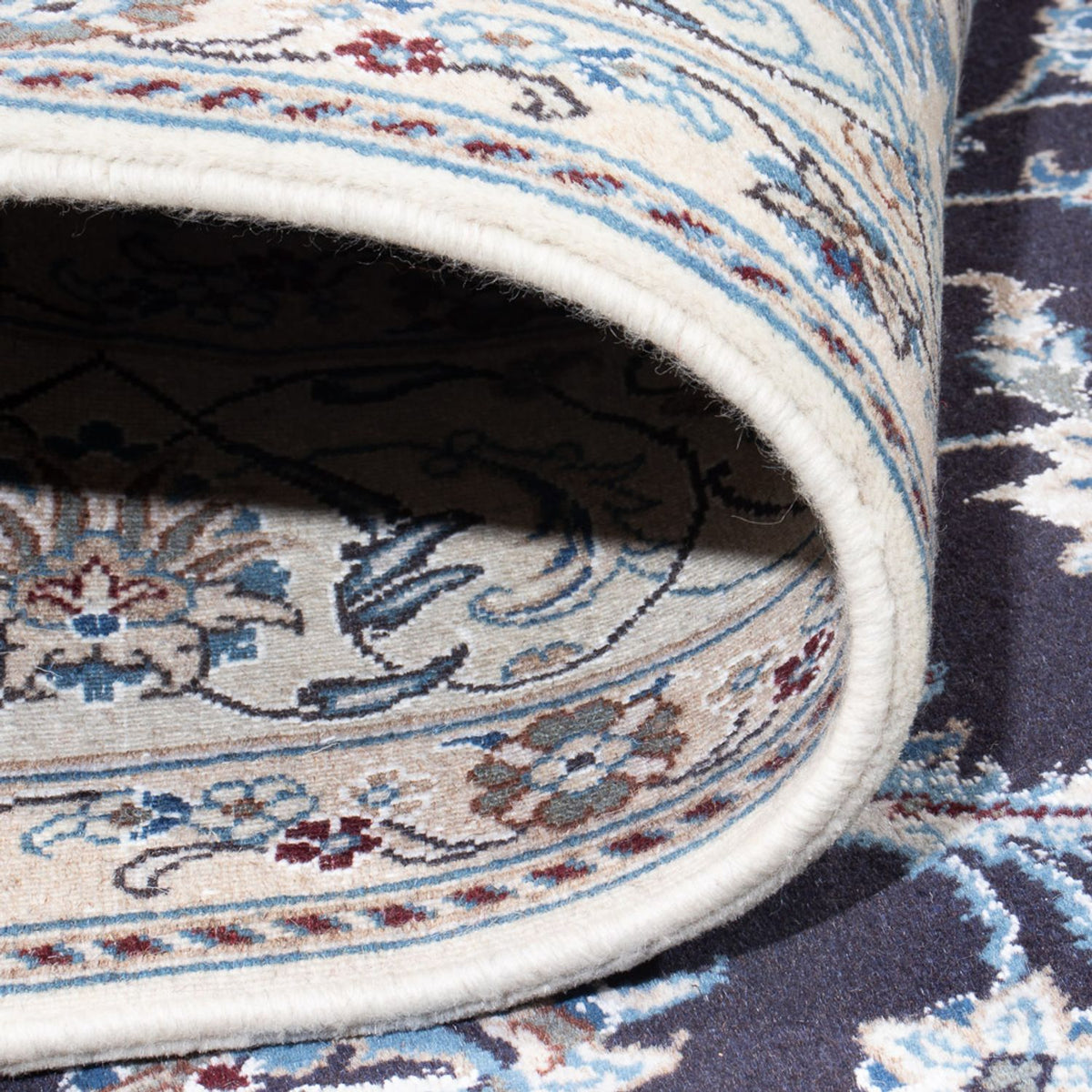 Perzisch tapijt - Nain - 292 x 198 cm - donkerblauw