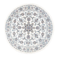 Perzisch tapijt - Nain rond  - 150 x 150 cm - crème