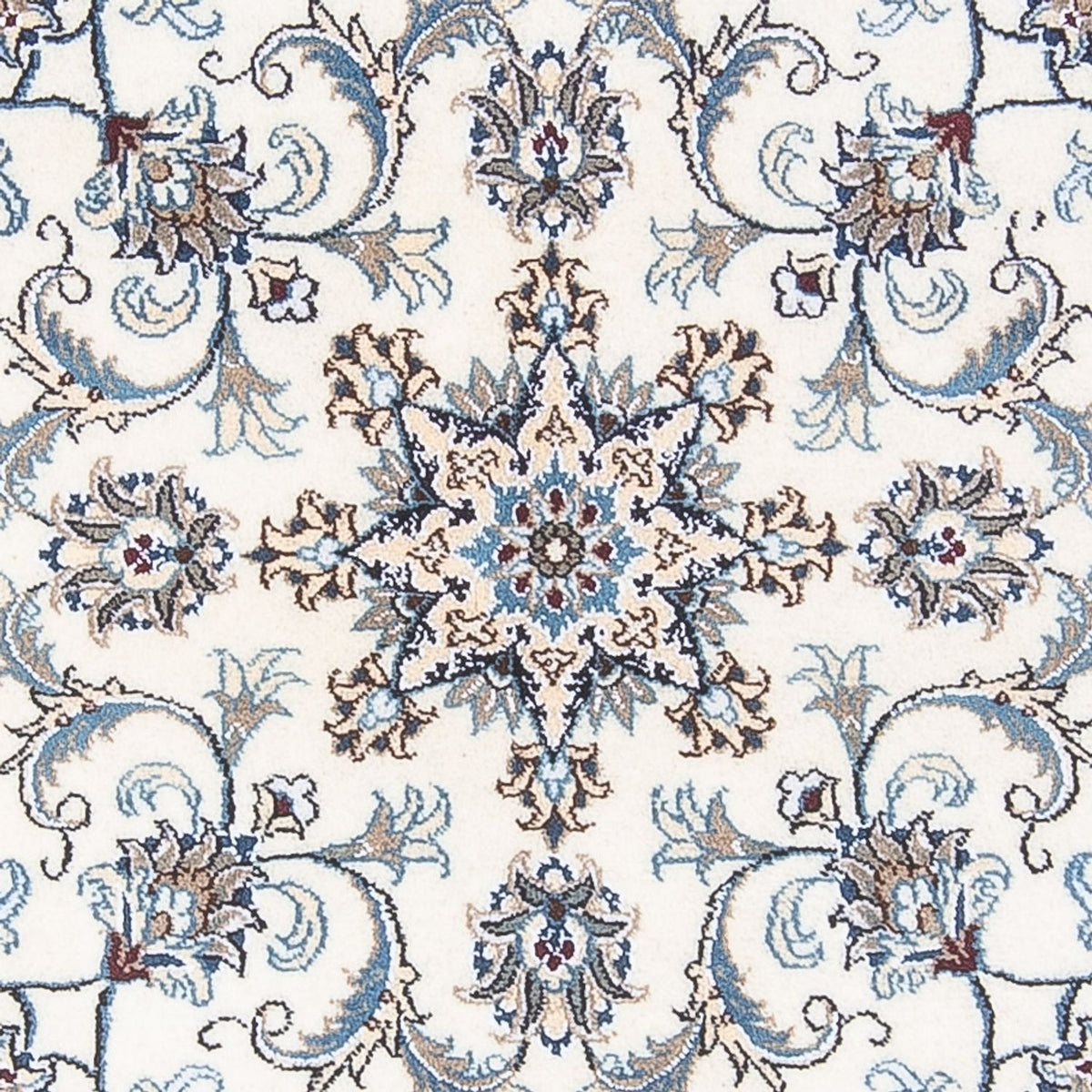 Perzisch tapijt - Nain rond  - 150 x 150 cm - crème