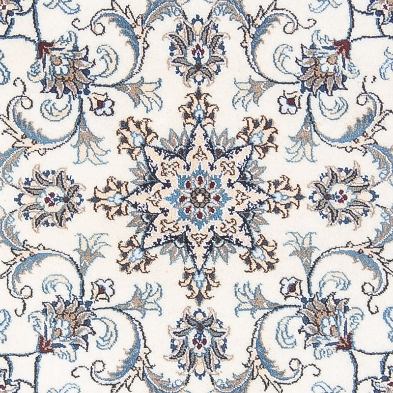 Perzisch tapijt - Nain rond  - 150 x 150 cm - crème