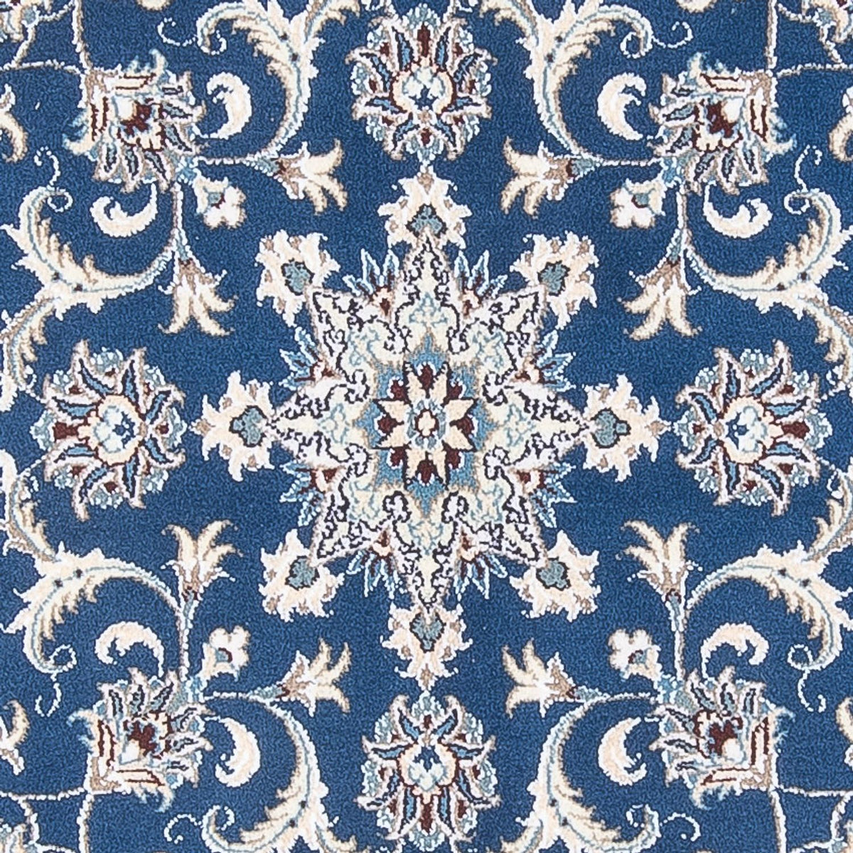 Perzisch tapijt - Nain rond  - 150 x 150 cm - blauw