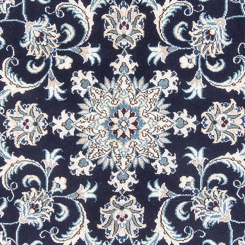 Perzisch tapijt - Nain rond  - 150 x 150 cm - donkerblauw