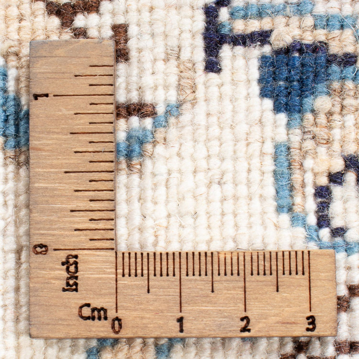 Perzisch tapijt - Nain rond  - 150 x 150 cm - donkerblauw