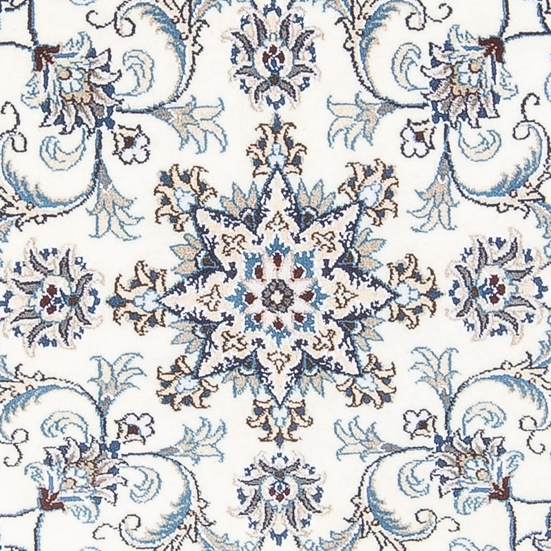 Perzisch tapijt - Nain rond  - 150 x 150 cm - crème