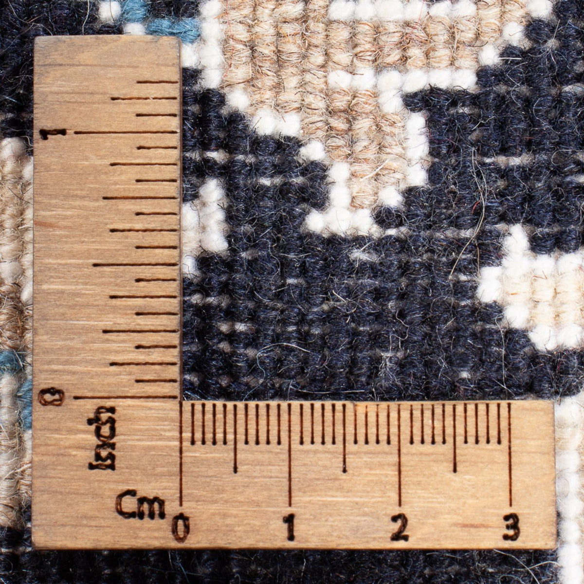 Perzisch tapijt - Nain - Koninklijk - 90 x 60 cm - donkerblauw