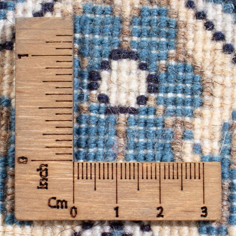 Perzisch tapijt - Nain - Koninklijk - 90 x 60 cm - donkerblauw