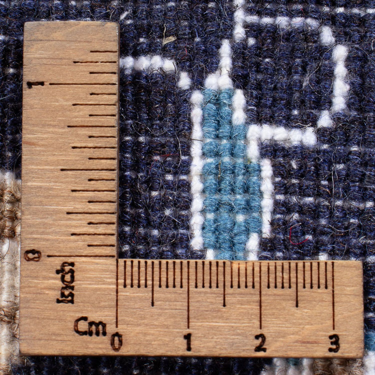 Perzisch tapijt - Nain - Koninklijk - 90 x 60 cm - donkerblauw