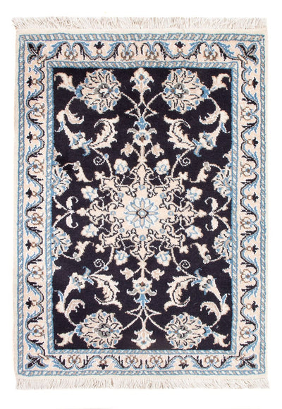 Nain - 9La Tapijt 60x90cm - Perzisch tapijt - donkerblauw
