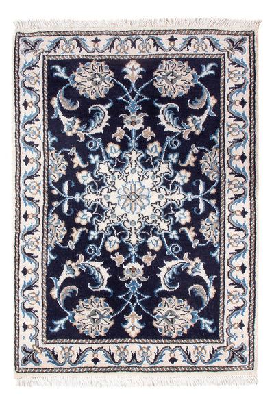 Nain - 9La Tapijt 60x90cm - Perzisch tapijt - donkerblauw