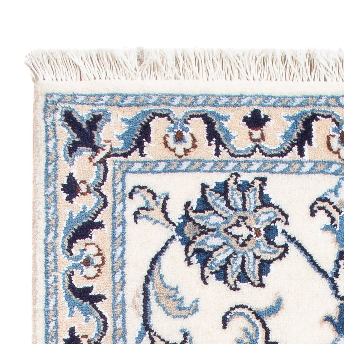 Perzisch tapijt - Nain - Koninklijk - 90 x 60 cm - crème