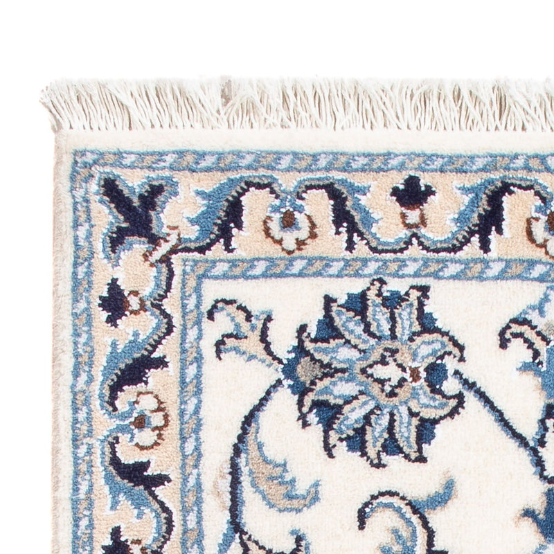 Perzisch tapijt - Nain - Koninklijk - 90 x 60 cm - crème