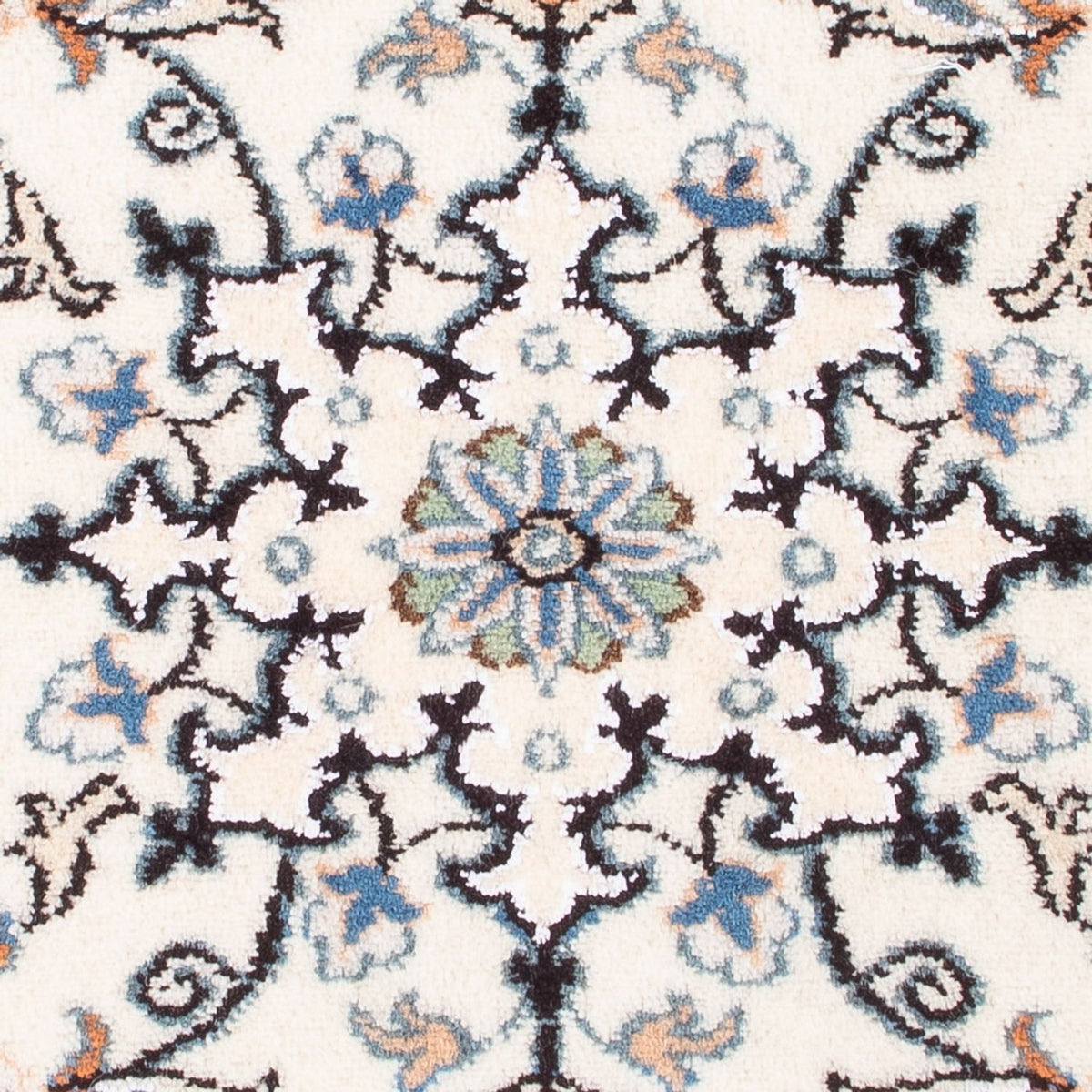 Perzisch tapijt - Nain - Koninklijk - 90 x 60 cm - crème