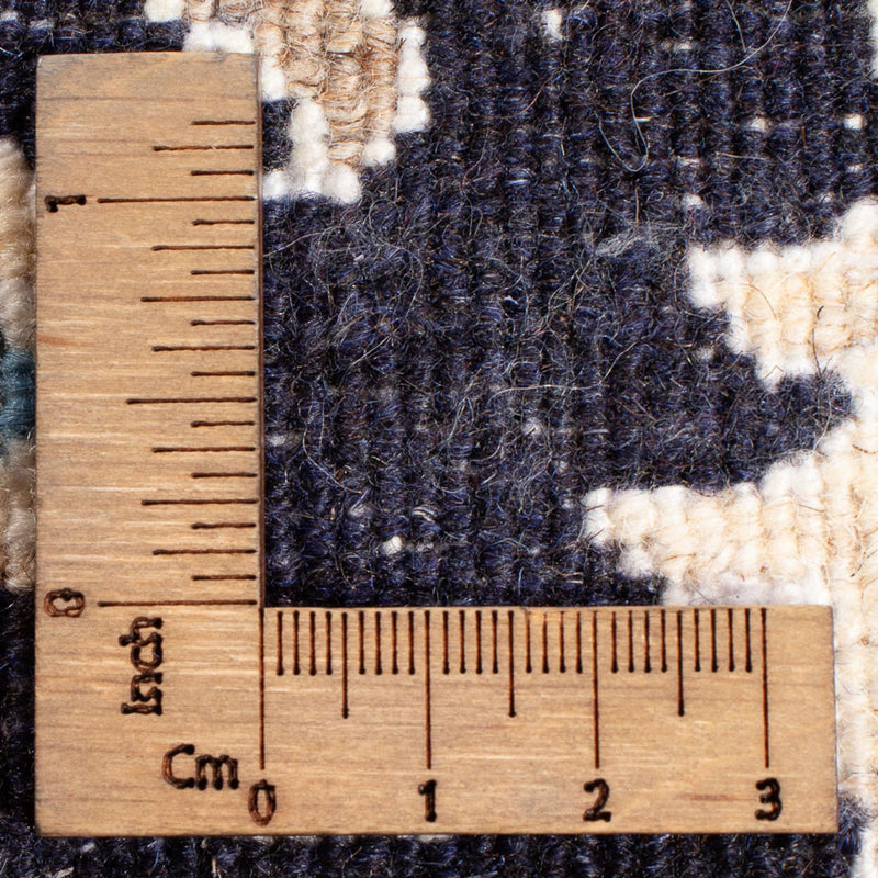 Perzisch tapijt - Nain - Koninklijk - 90 x 60 cm - donkerblauw