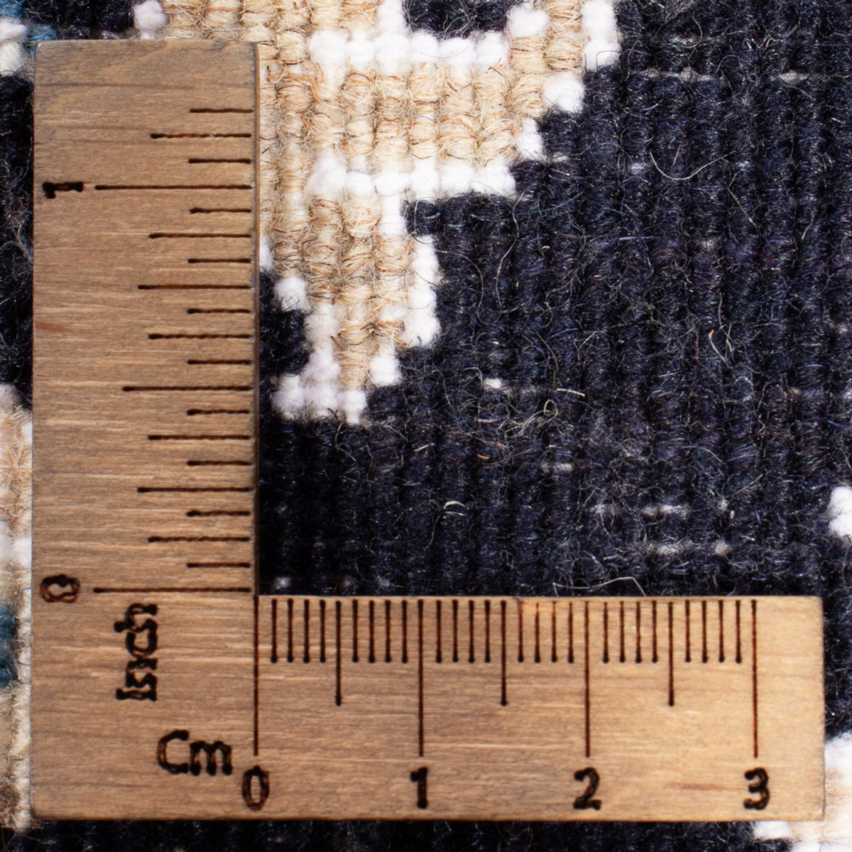 Perzisch tapijt - Nain - Koninklijk - 90 x 60 cm - donkerblauw