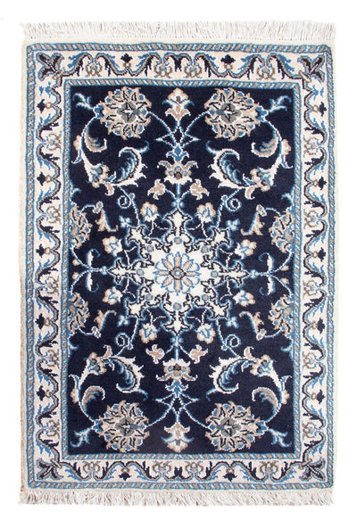 Nain - 9La Tapijt 60x90cm - Perzisch tapijt - donkerblauw