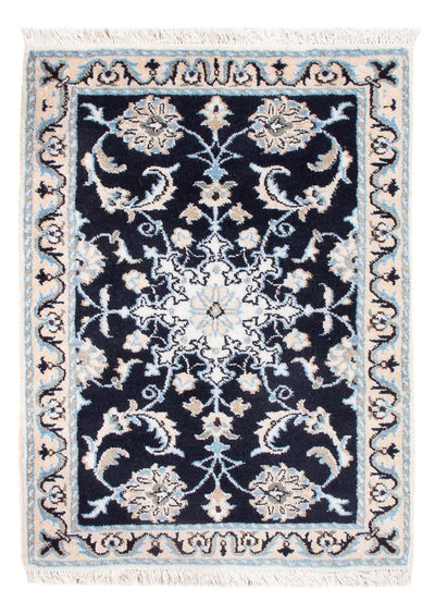 Nain - 9La Tapijt 60x90cm - Perzisch tapijt - donkerblauw
