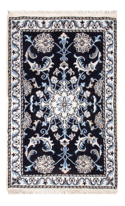Nain - 9La Tapijt 60x90cm - Perzisch tapijt - donkerblauw