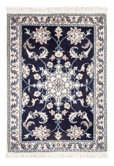 Nain - 9La Tapijt 60x90cm - Perzisch tapijt - donkerblauw