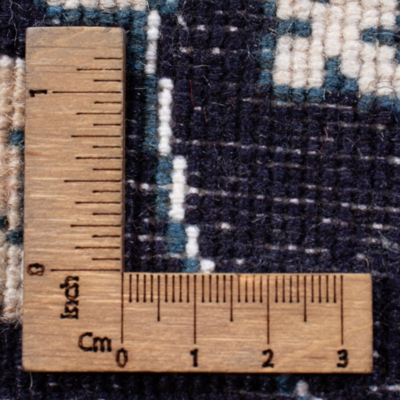 Perzisch tapijt - Nain - Koninklijk - 90 x 60 cm - donkerblauw