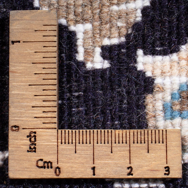 Perzisch tapijt - Nain - Koninklijk - 90 x 60 cm - donkerblauw