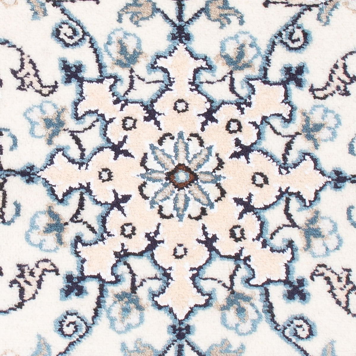 Perzisch tapijt - Nain - Koninklijk - 90 x 60 cm - crème