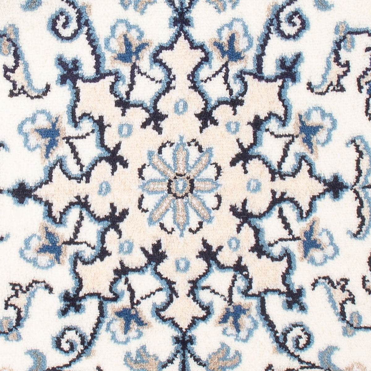 Perzisch tapijt - Nain - Koninklijk - 90 x 60 cm - crème