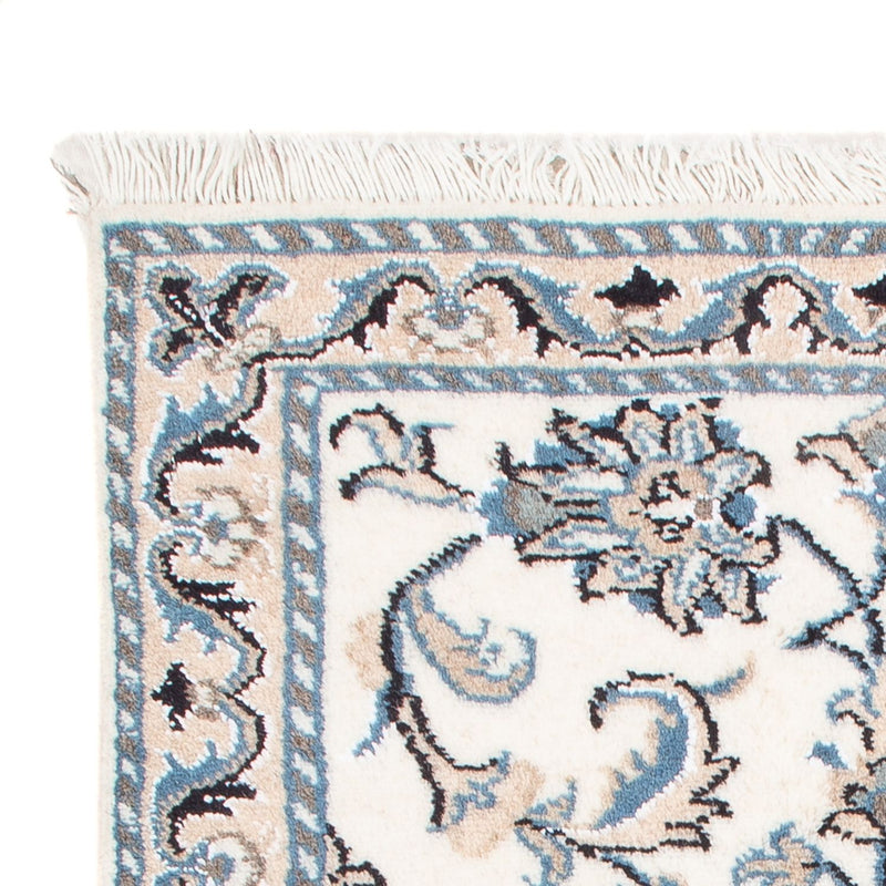 Perzisch tapijt - Nain - Koninklijk - 90 x 60 cm - crème