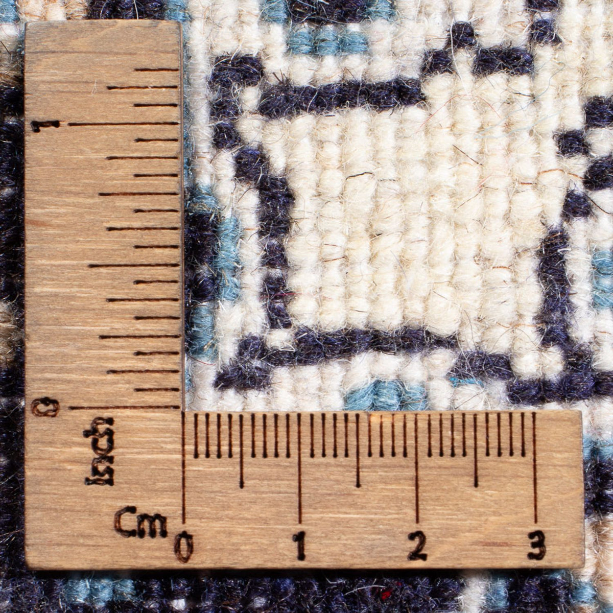 Perzisch tapijt - Nain - Koninklijk - 90 x 60 cm - donkerblauw