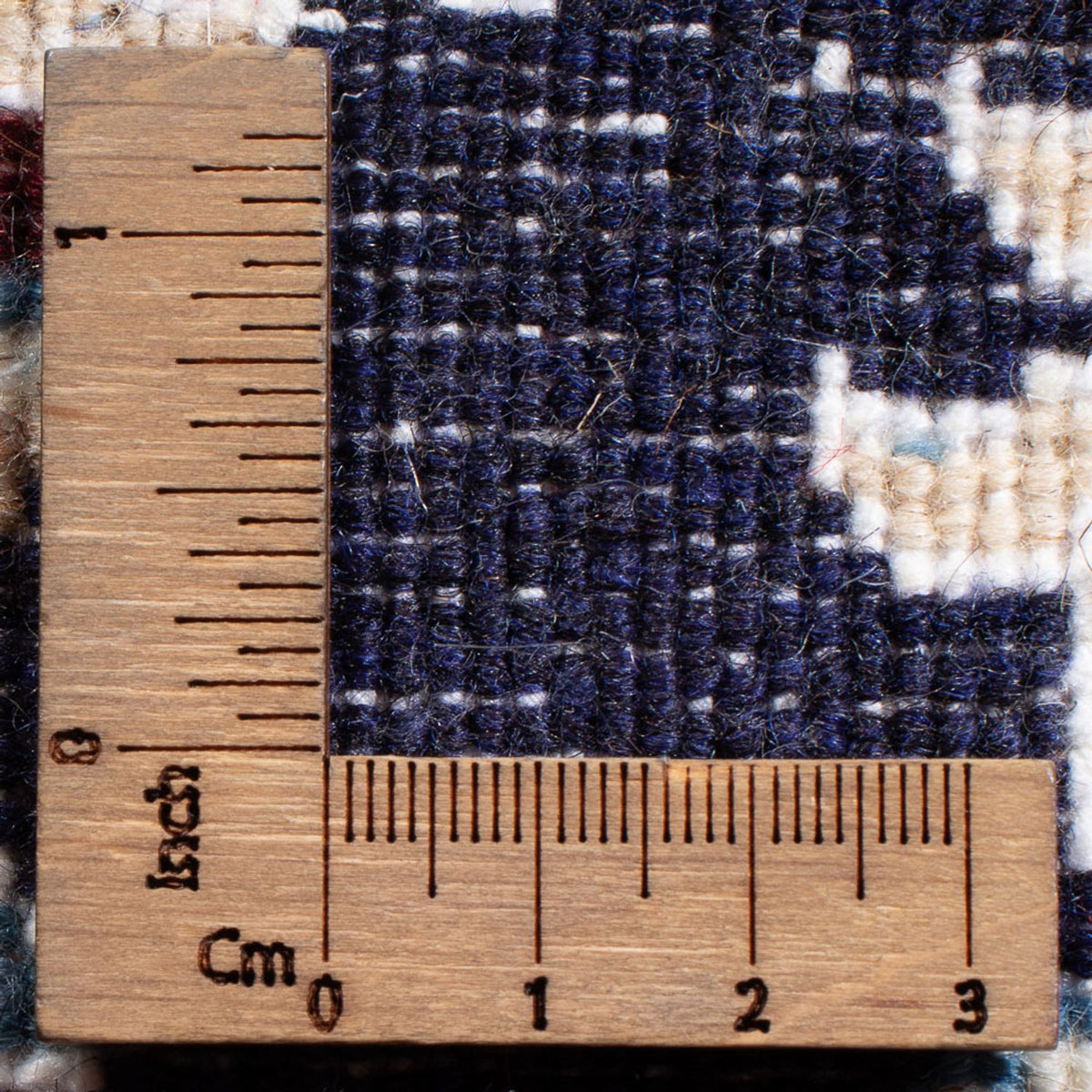 Perzisch tapijt - Nain - Koninklijk - 90 x 60 cm - donkerblauw