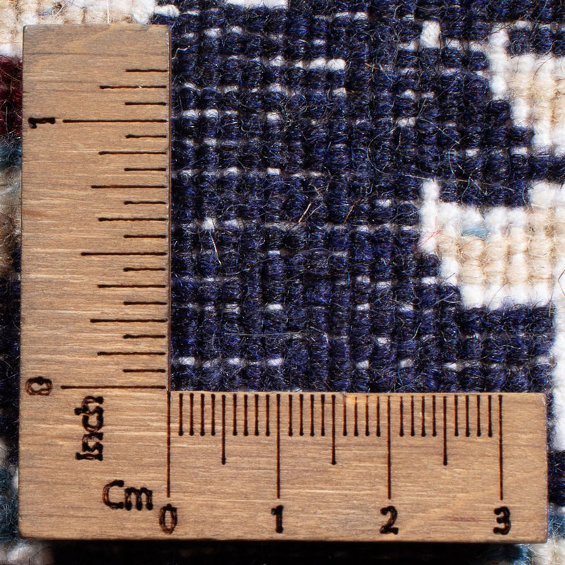 Perzisch tapijt - Nain - Koninklijk - 90 x 60 cm - donkerblauw