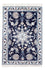 Perzisch tapijt - Nain - Koninklijk - 90 x 60 cm - donkerblauw