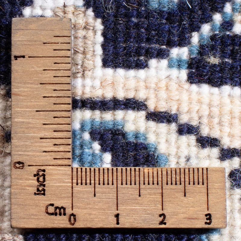 Perzisch tapijt - Nain - Koninklijk - 90 x 60 cm - donkerblauw