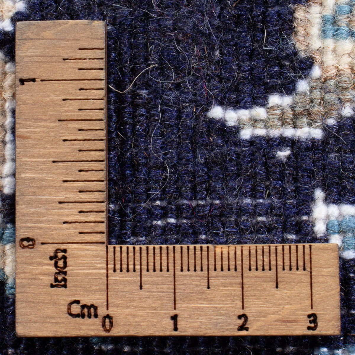 Perzisch tapijt - Nain - Koninklijk - 90 x 60 cm - donkerblauw