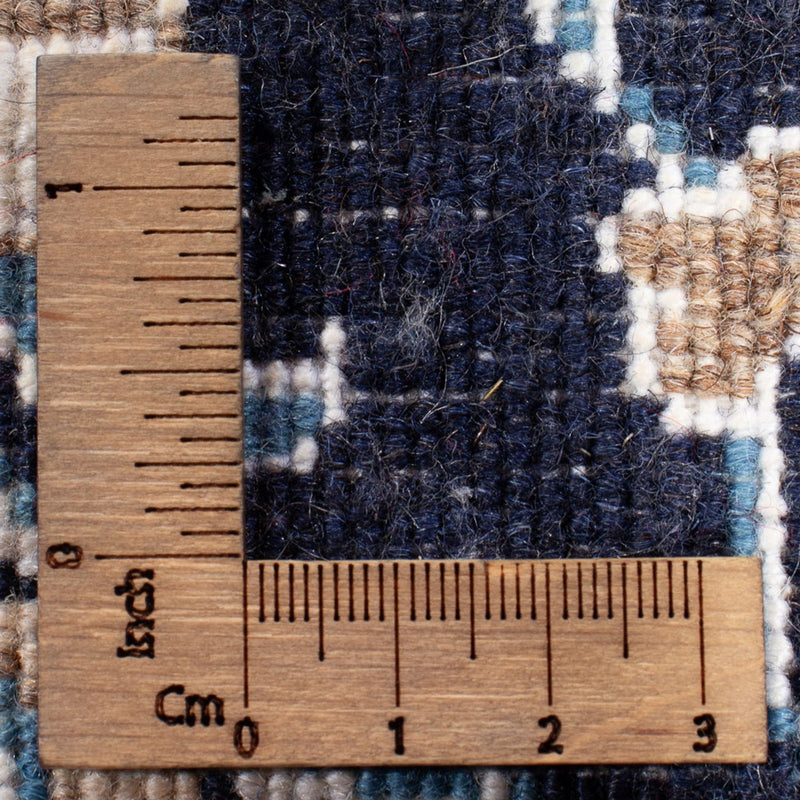 Perzisch tapijt - Nain - Koninklijk - 90 x 60 cm - donkerblauw