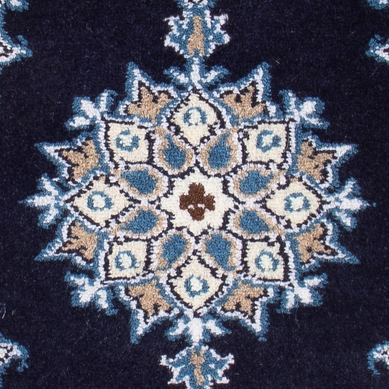 Perzisch tapijt - Nain - Koninklijk - 60 x 40 cm - donkerblauw