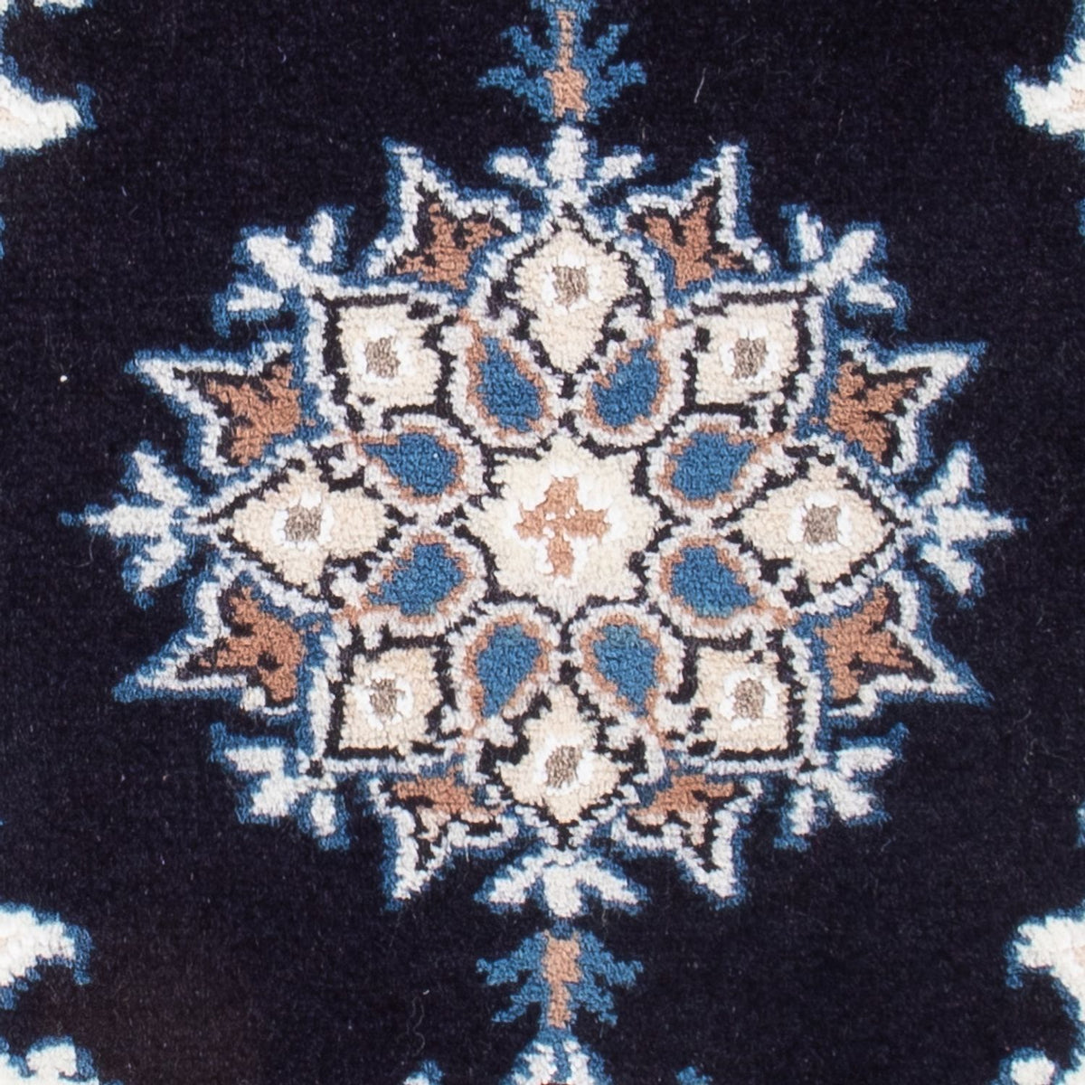 Perzisch tapijt - Nain - Koninklijk - 60 x 40 cm - donkerblauw