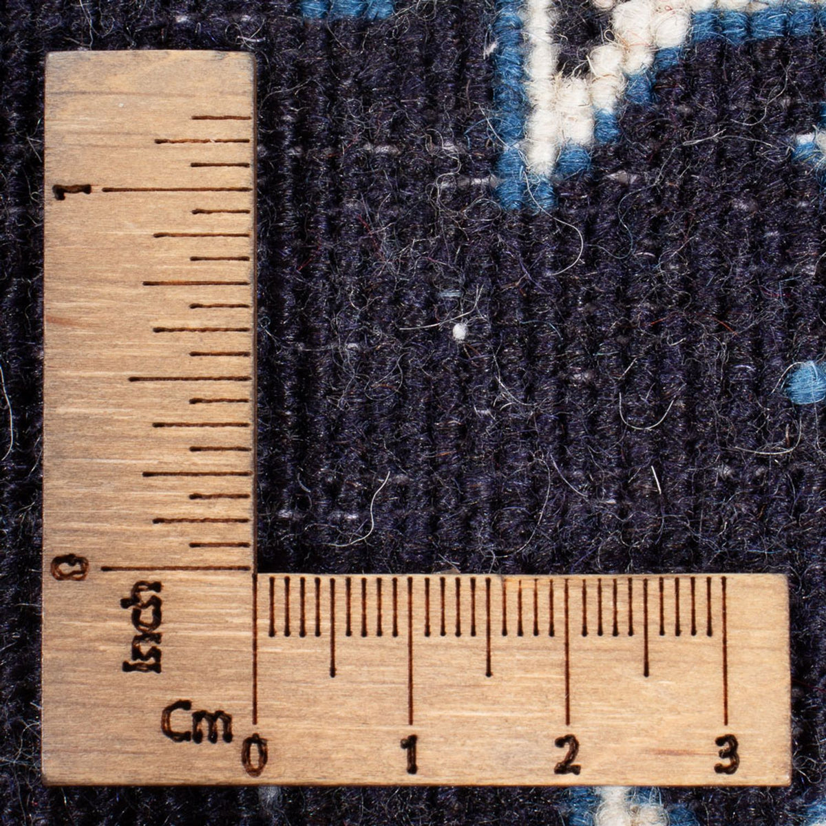 Perzisch tapijt - Nain - Koninklijk - 60 x 40 cm - donkerblauw