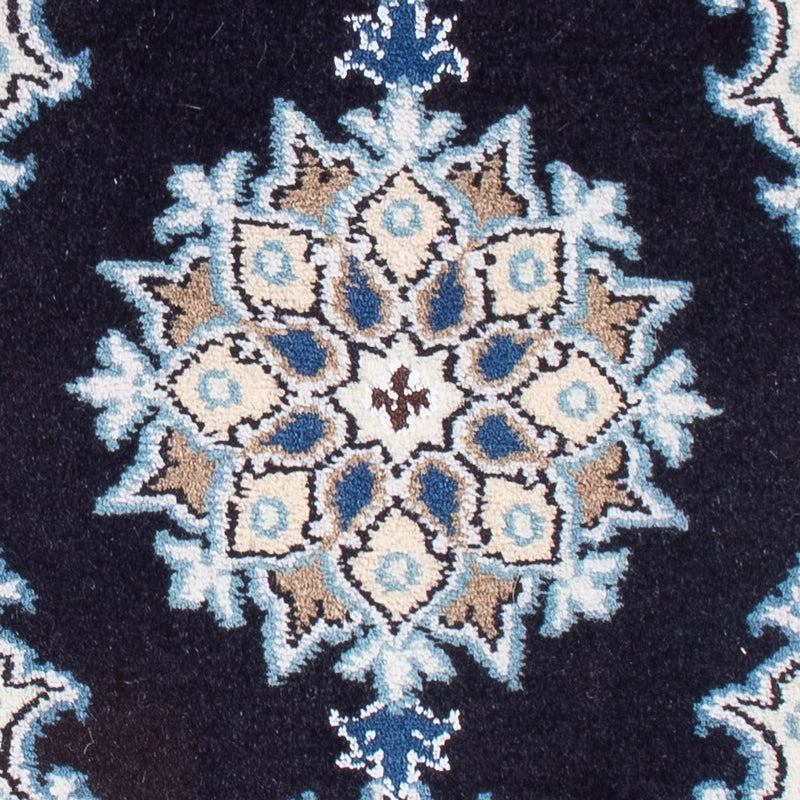 Perzisch tapijt - Nain - Koninklijk - 60 x 40 cm - donkerblauw