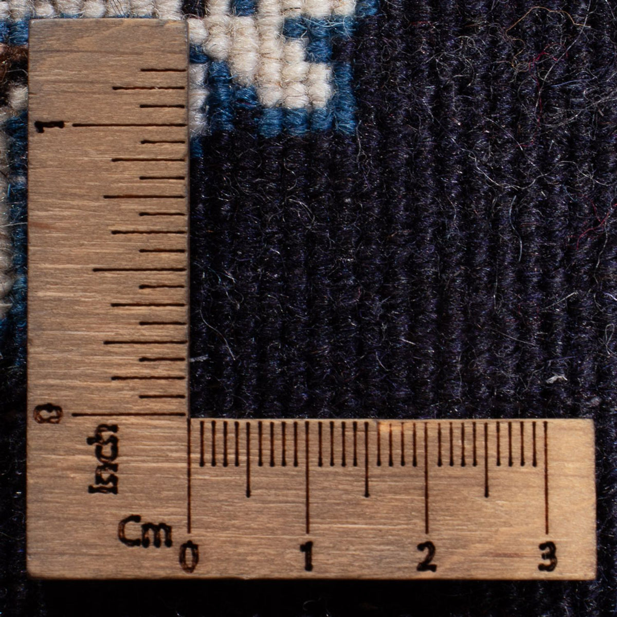 Perzisch tapijt - Nain - Koninklijk - 60 x 40 cm - donkerblauw