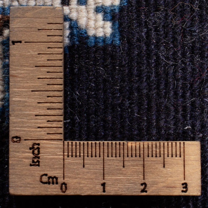 Perzisch tapijt - Nain - Koninklijk - 60 x 40 cm - donkerblauw