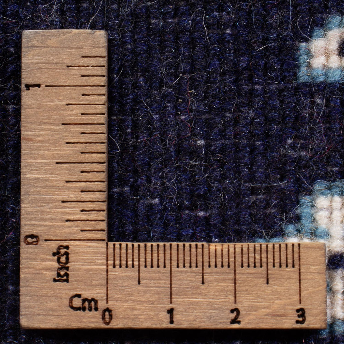 Perzisch tapijt - Nain - Koninklijk - 60 x 40 cm - donkerblauw