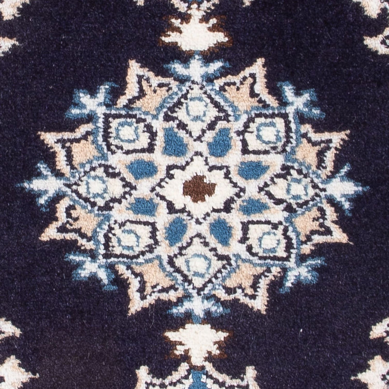 Perzisch tapijt - Nain - Koninklijk - 60 x 40 cm - donkerblauw