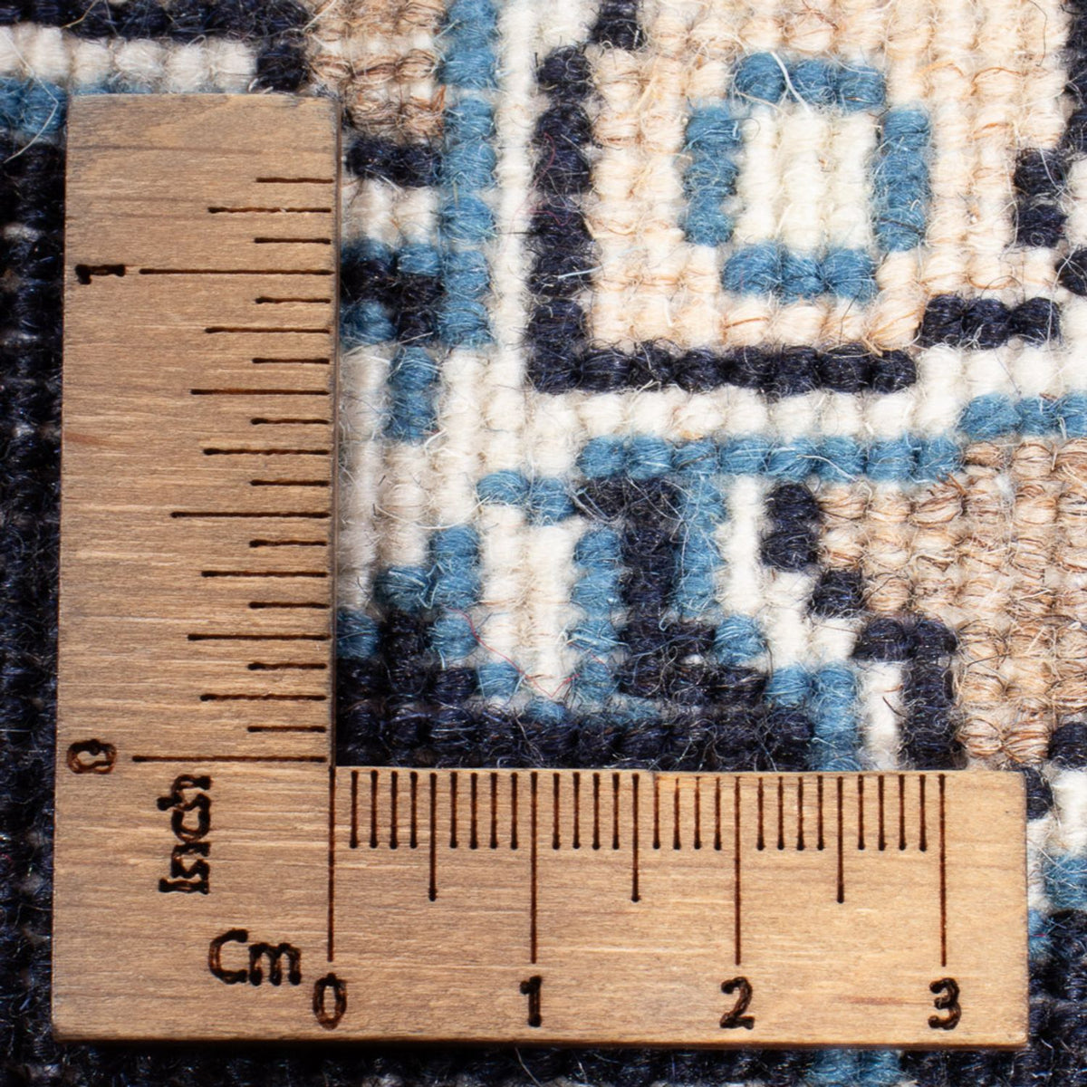 Perzisch tapijt - Nain - Koninklijk - 60 x 40 cm - donkerblauw