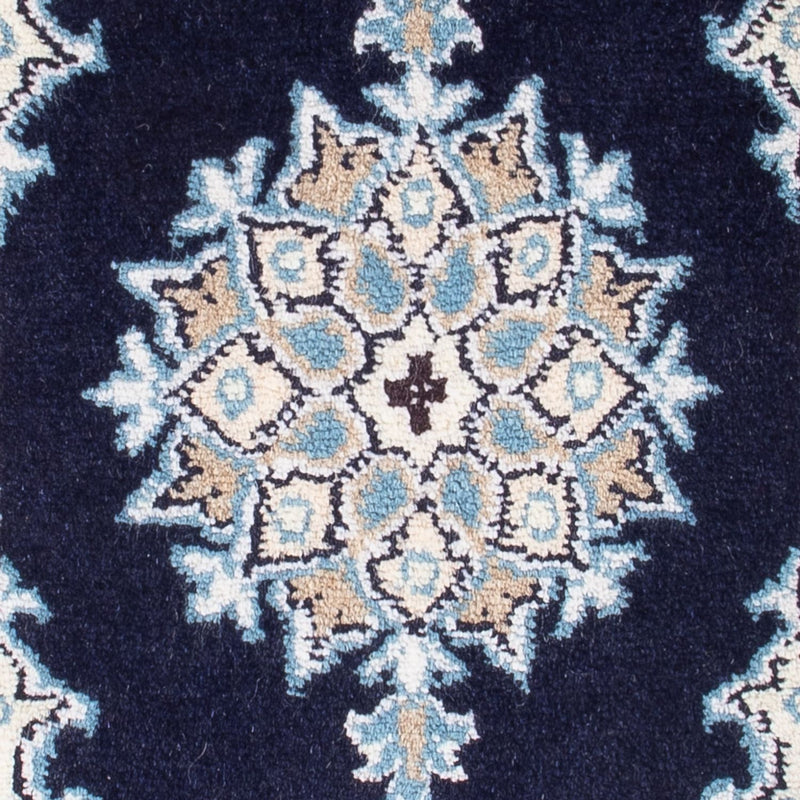 Perzisch tapijt - Nain - Koninklijk - 60 x 40 cm - donkerblauw