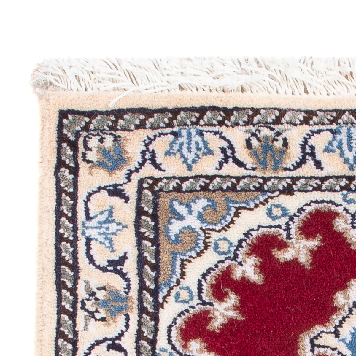 Perzisch tapijt - Nain - Koninklijk - 60 x 40 cm - rood