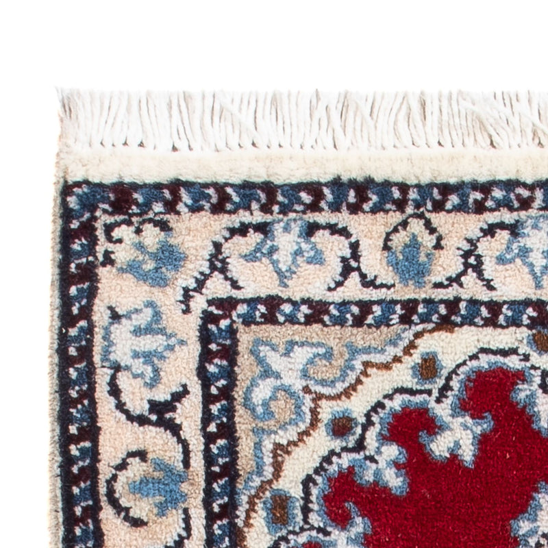 Perzisch tapijt - Nain - Koninklijk - 60 x 40 cm - rood