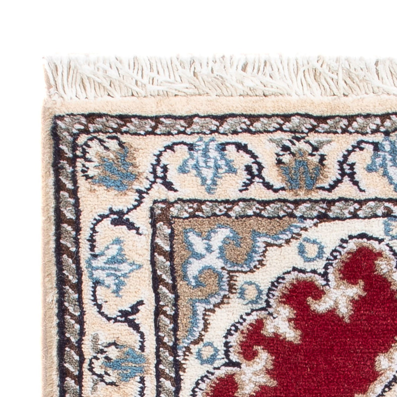 Perzisch tapijt - Nain - Koninklijk - 60 x 40 cm - rood