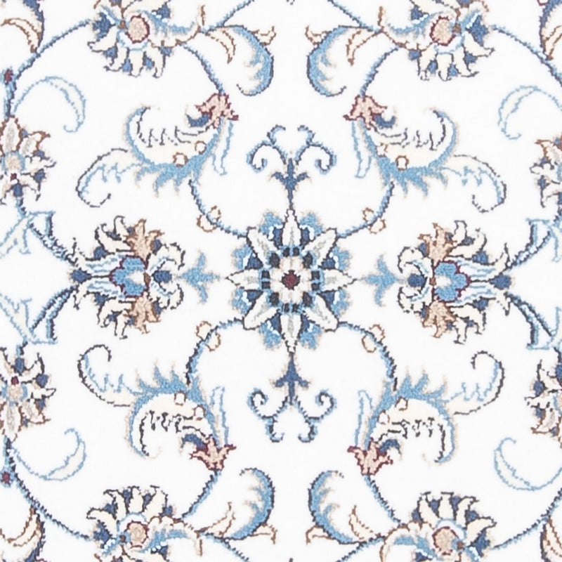 Loper Perzisch tapijt - Nain - 393 x 77 cm - zilver