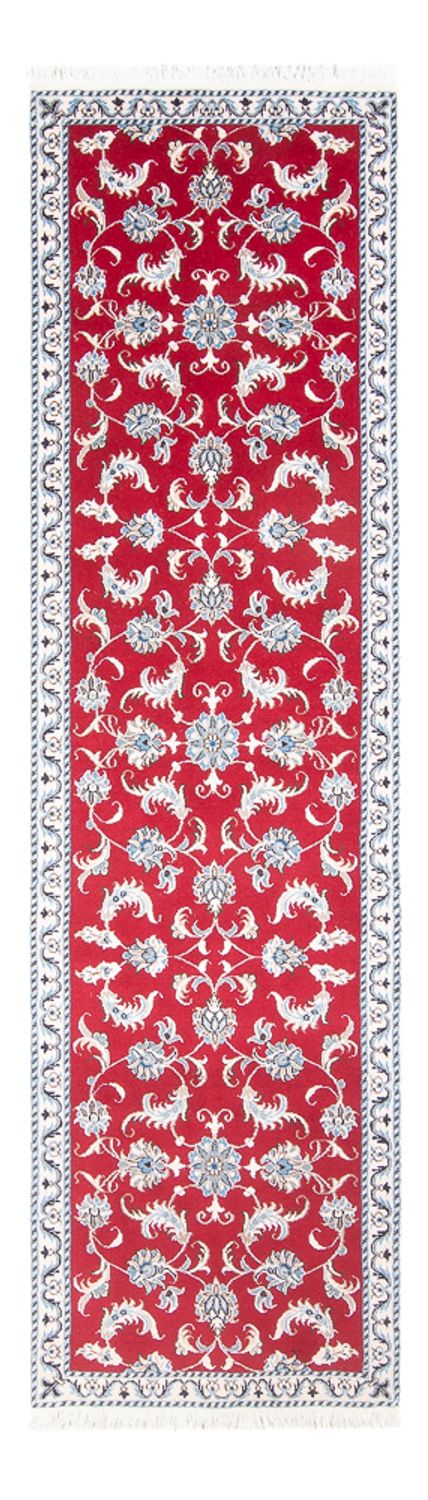 Loper Perzisch tapijt - Nain - 283 x 76 cm - rood